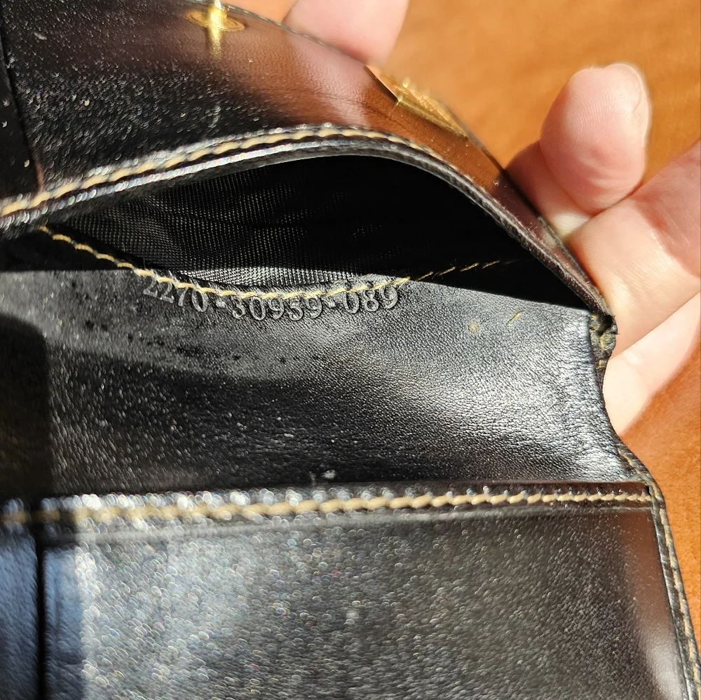 Fendi Tri-Fold Pequin Small Wallet